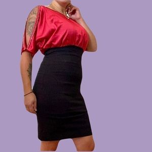 Peekaboo Sleeve Bodycon Bandage Dress